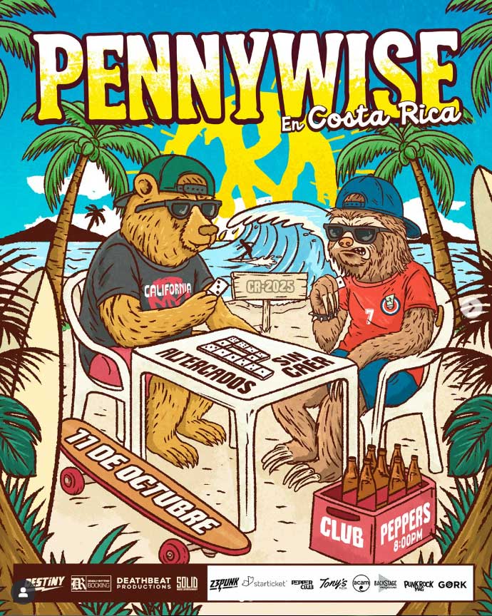 Pennywise Concert Costa Rica